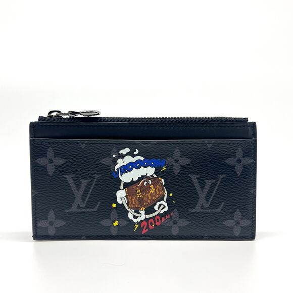 Louis Vuitton Men's Eclipse Monogram Coin Card Holder Virgil - Picture 1 of 4